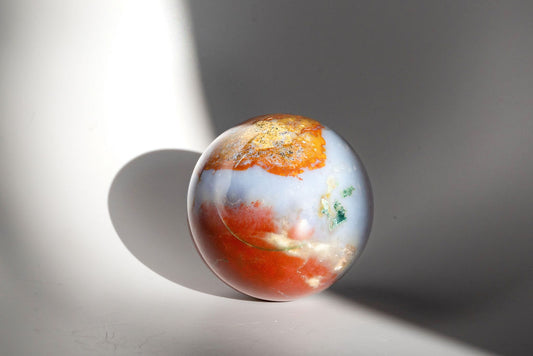 Flower Agate Sphere