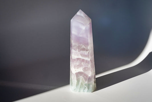 Large Rainbow Fluorite Tower