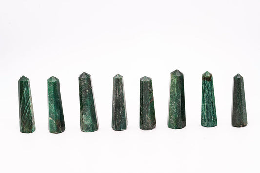 Small Dark Green Aventurine Towers