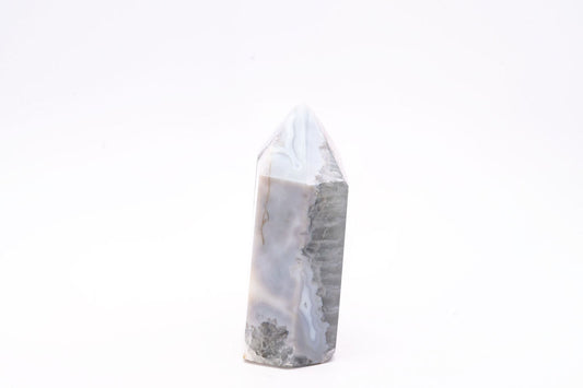 Beautiful Blue Druzy Agate Tower