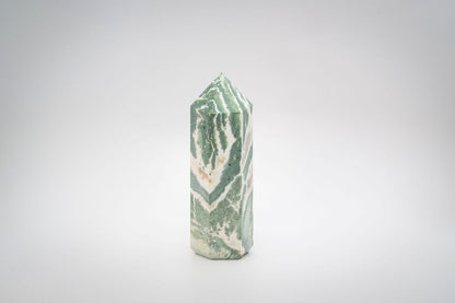 Green Zebra Jasper Tower