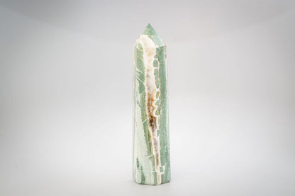 Green Zebra Jasper Tower