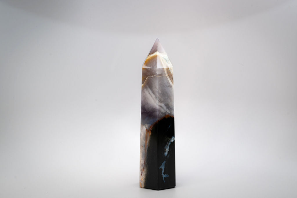 Beautiful Banded Agate Tower