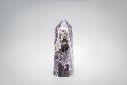 High Grade Chevron Amethyst Tower