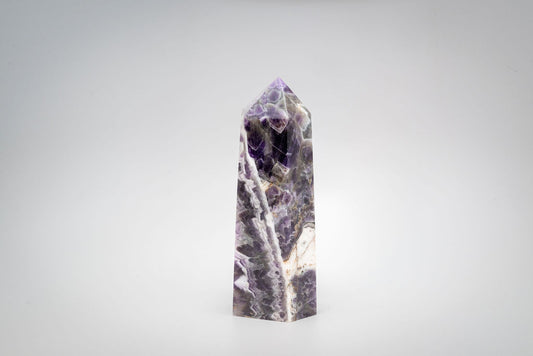 High Grade Chevron Amethyst Tower