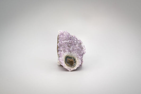 Amethyst Cluster with Stalacite Eye