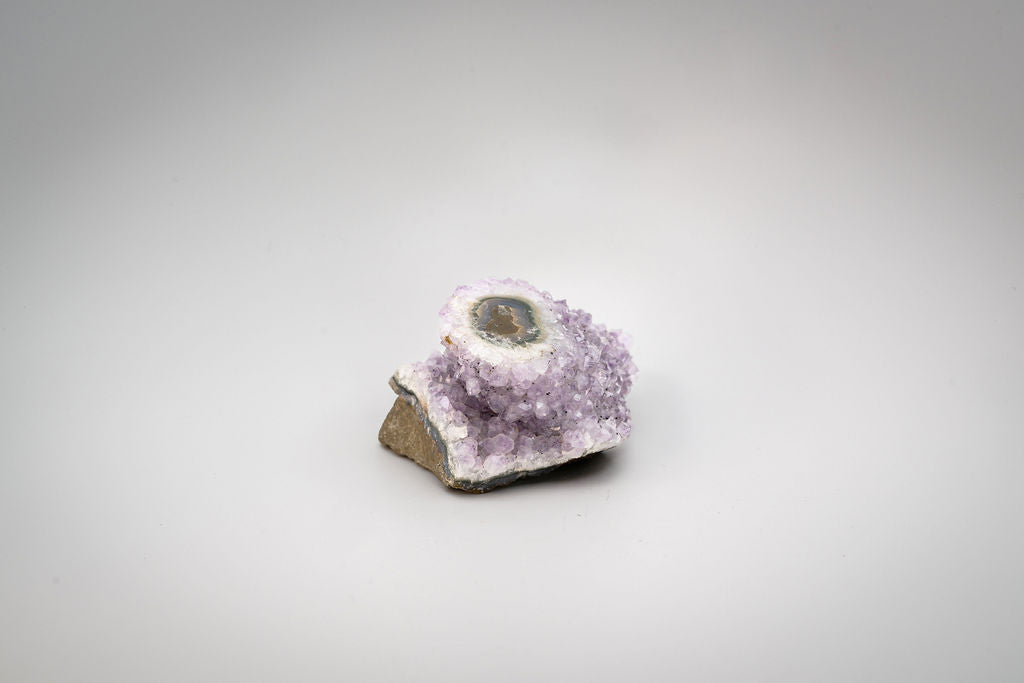 Amethyst Cluster with Stalacite Eye