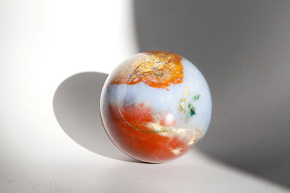 Flower Agate Sphere