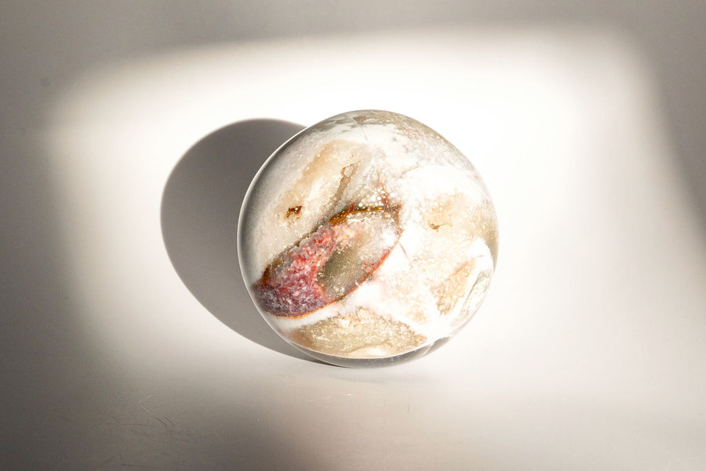 Flower Agate Sphere