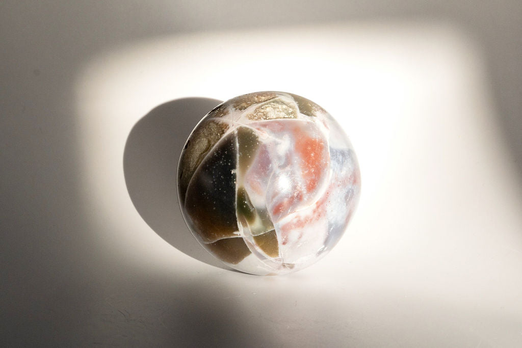 Flower Agate Sphere