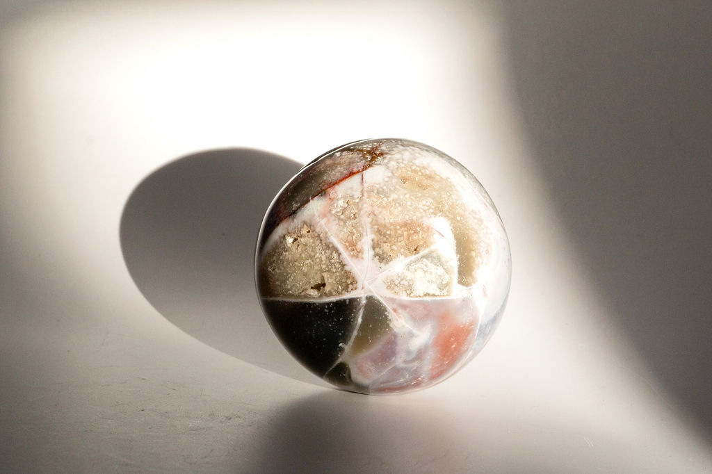 Flower Agate Sphere