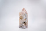 LARGE Pink Amethyst Tower with Druzy