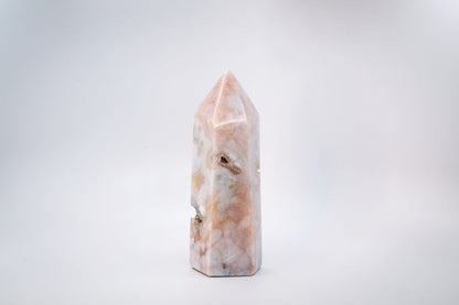 LARGE Pink Amethyst Tower with Druzy