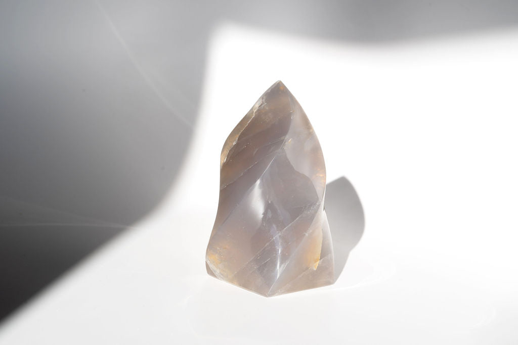 Blue Rose Quartz Flame