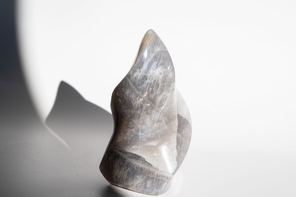 Blue Rose Quartz Flame