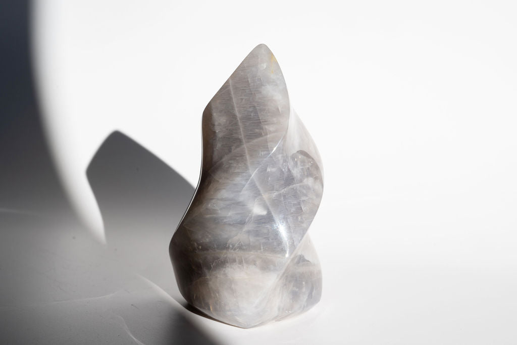 Blue Rose Quartz Flame