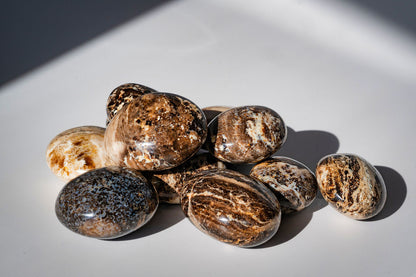 Chocolate Opal Palm Stones