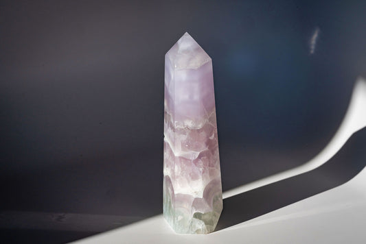 Large Rainbow Fluorite Tower
