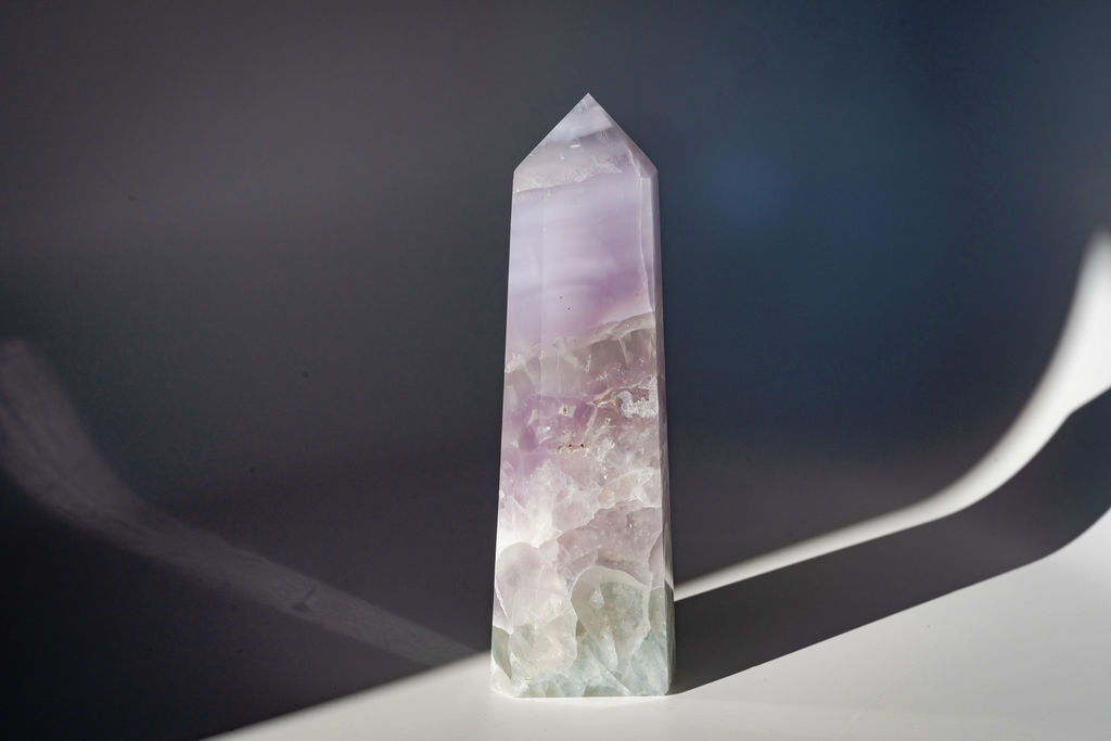 Large Rainbow Fluorite Tower