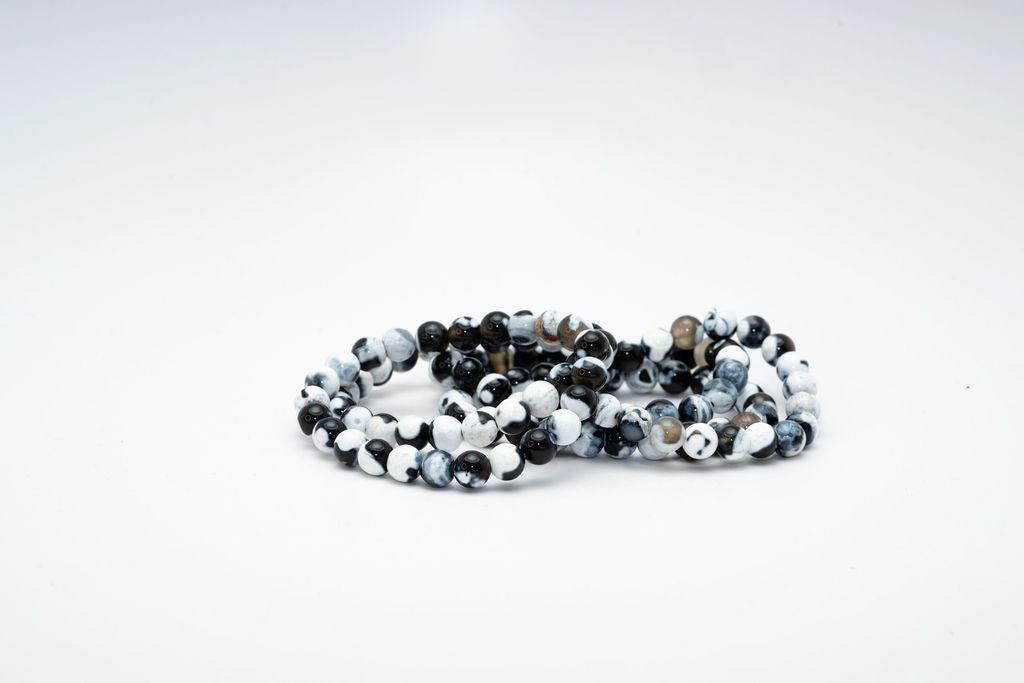 Orca Agate Bracelets 8mm