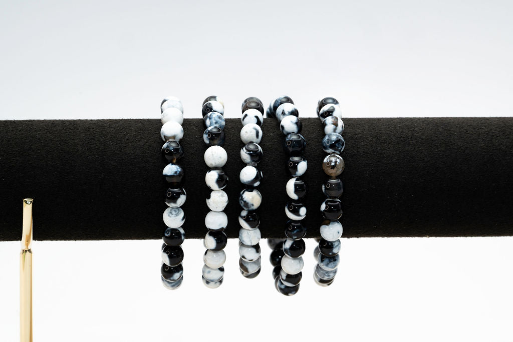Orca Agate Bracelets 8mm
