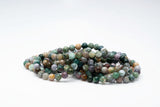 Rainbow Moss Agate Bracelets 8mm