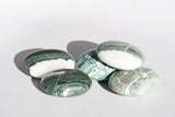 Green Zebra Jasper Palm Stones