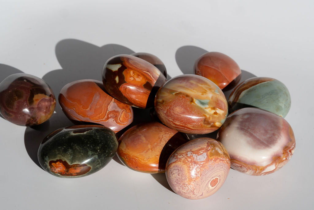 Polychrome Jasper Tumbles