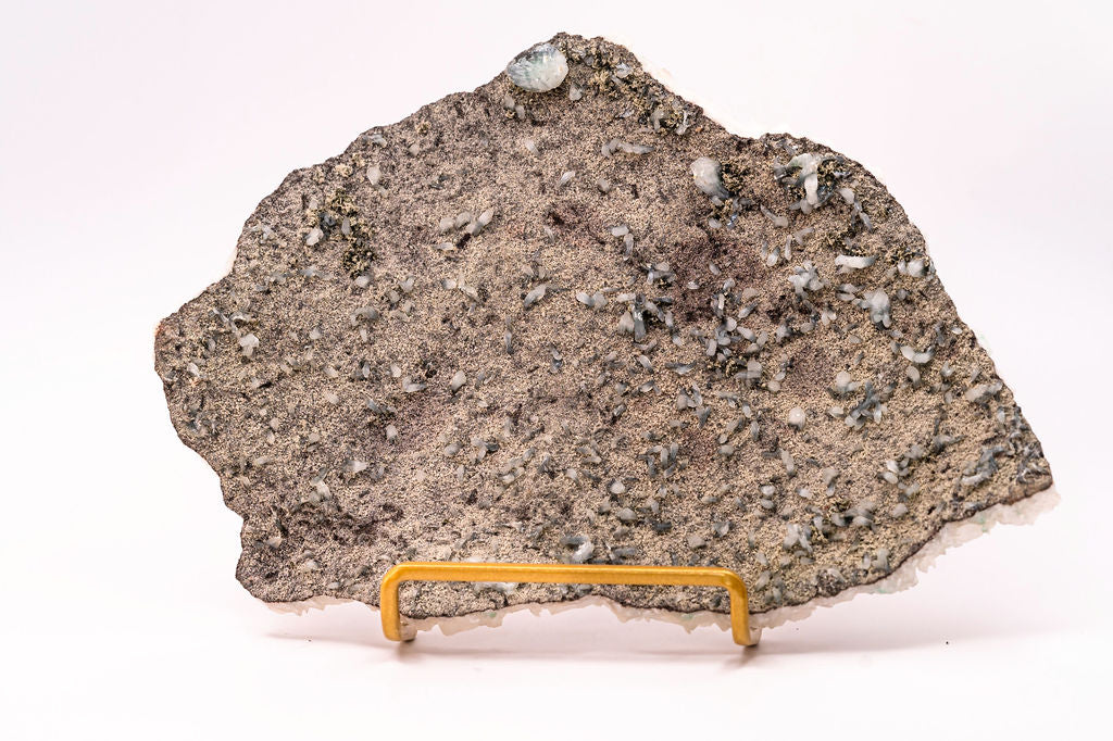 Large Apophyllite on Matrix with green