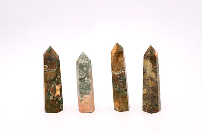 Small Unique Green Jasper Towers Small
