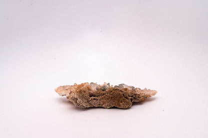Hematoid Quartz with Green Phantoms
