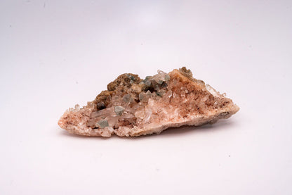 Hematoid Quartz with Green Phantoms