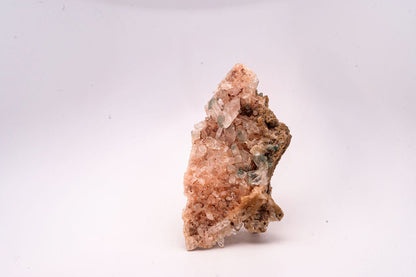 Hematoid Quartz with Green Phantoms