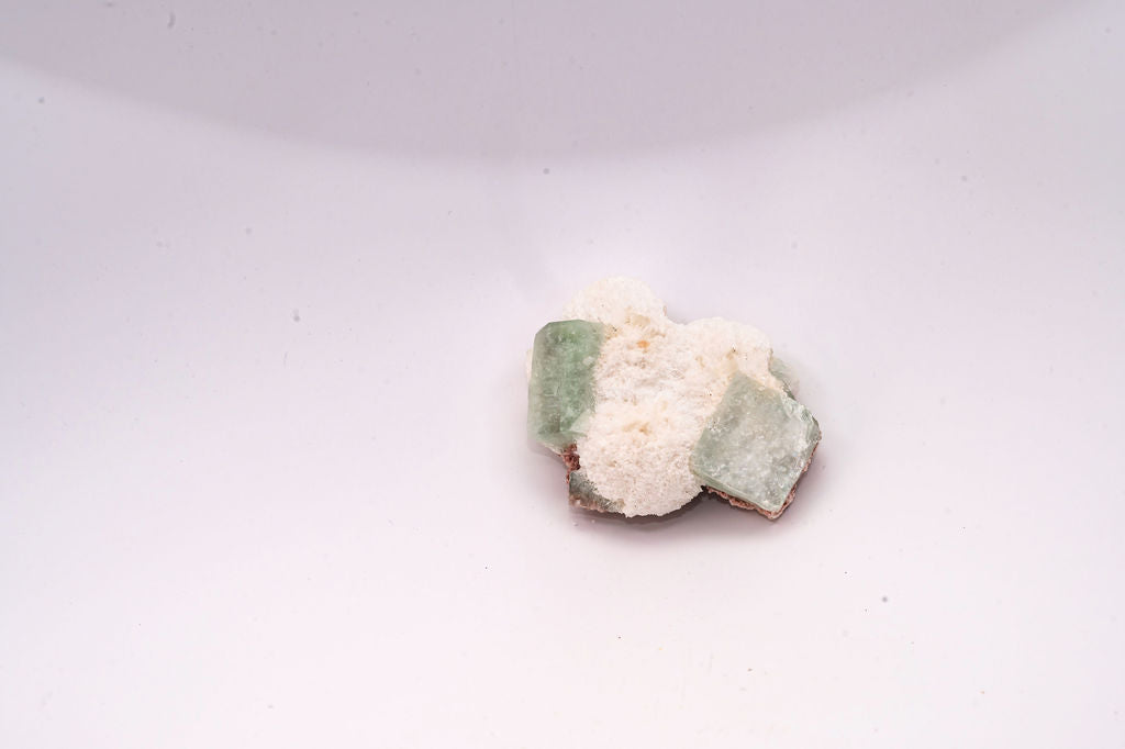 Green Apophyllite with Stilbite
