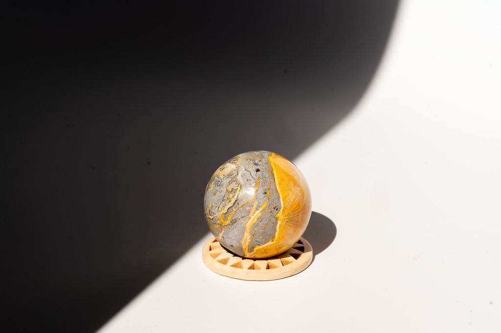 Bumblebee Jasper Sphere