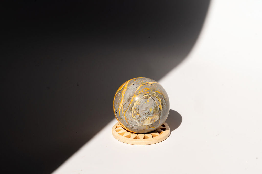 Bumblebee Jasper Sphere