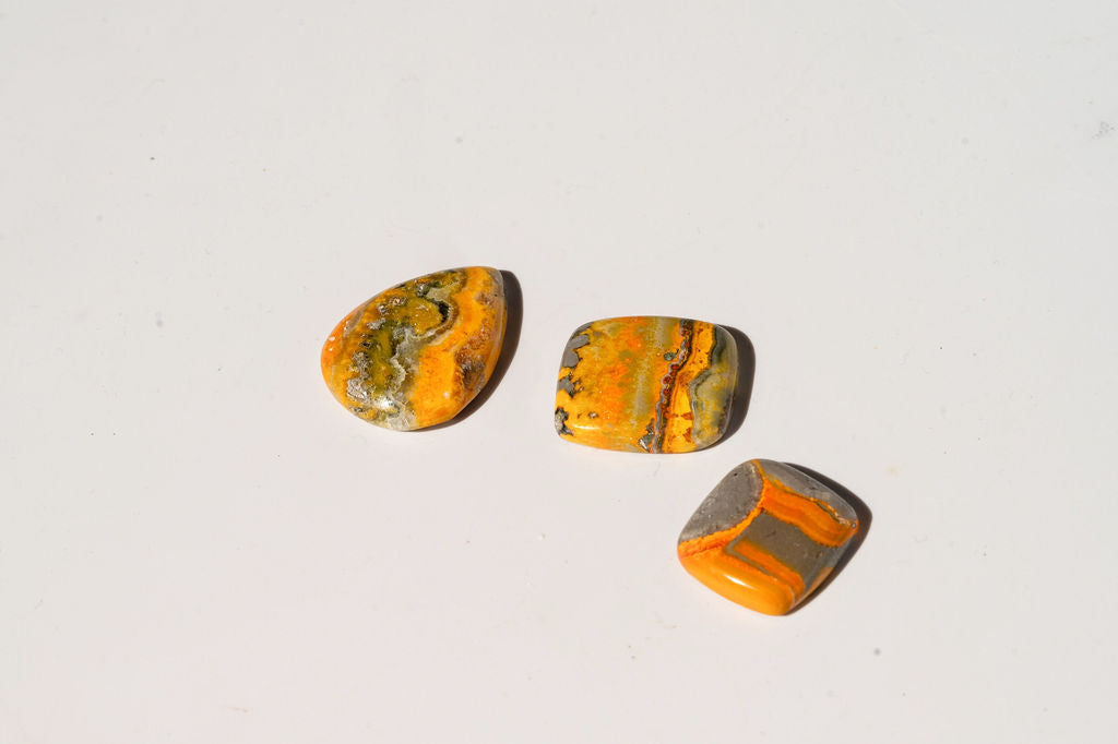 Bumblebee Jasper Cabachons