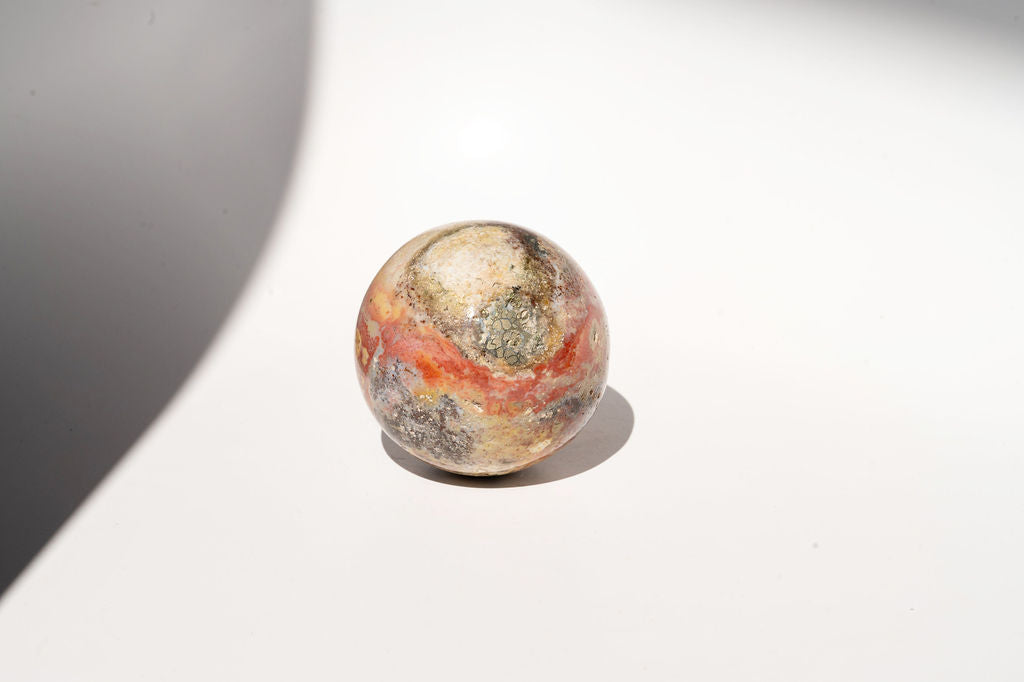Large Ocean Jasper Sphere