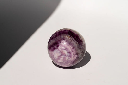 Medium Purple Fluorite Sphere