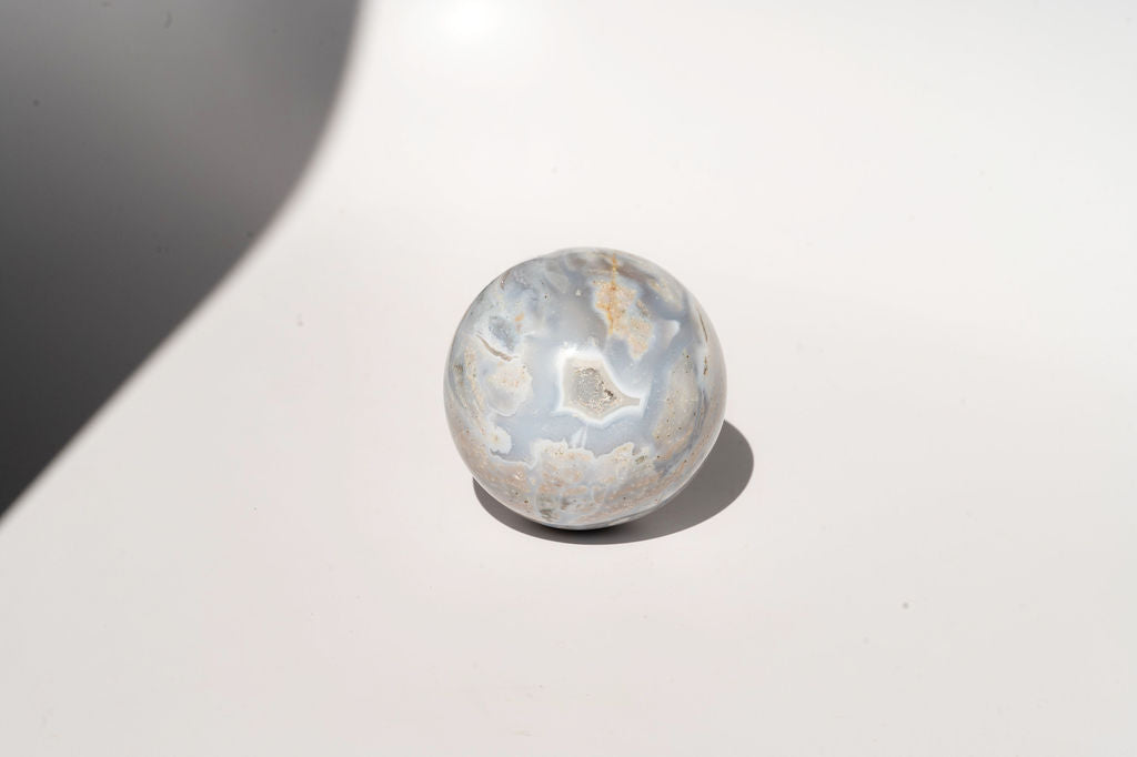 Flower Agate Sphere