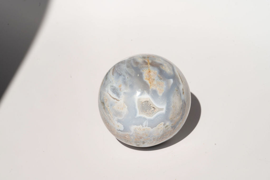 Flower Agate Sphere
