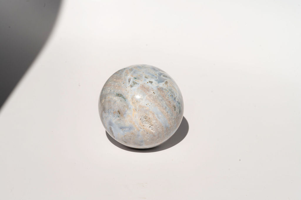 Flower Agate Sphere
