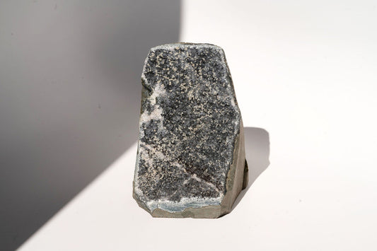 Grey Amethyst with druzy