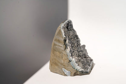 Grey Amethyst with druzy