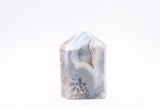 Beautiful Blue Druzy Agate Tower