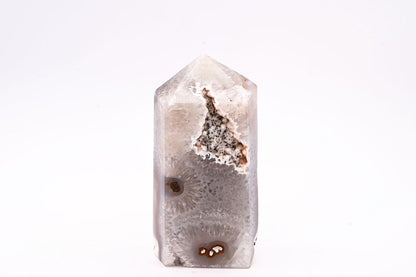 Large Druzy Agate Tower