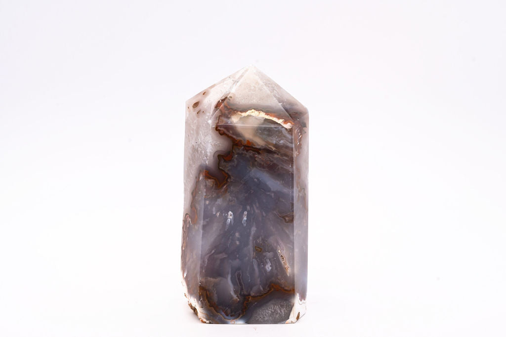 Large Druzy Agate Tower