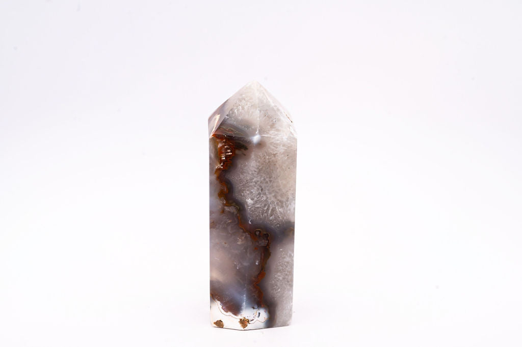 Large Druzy Agate Tower