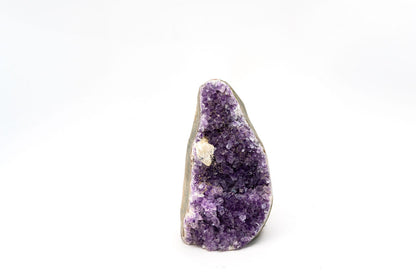 Amethyst with Calcite