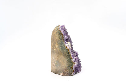 Amethyst with Calcite